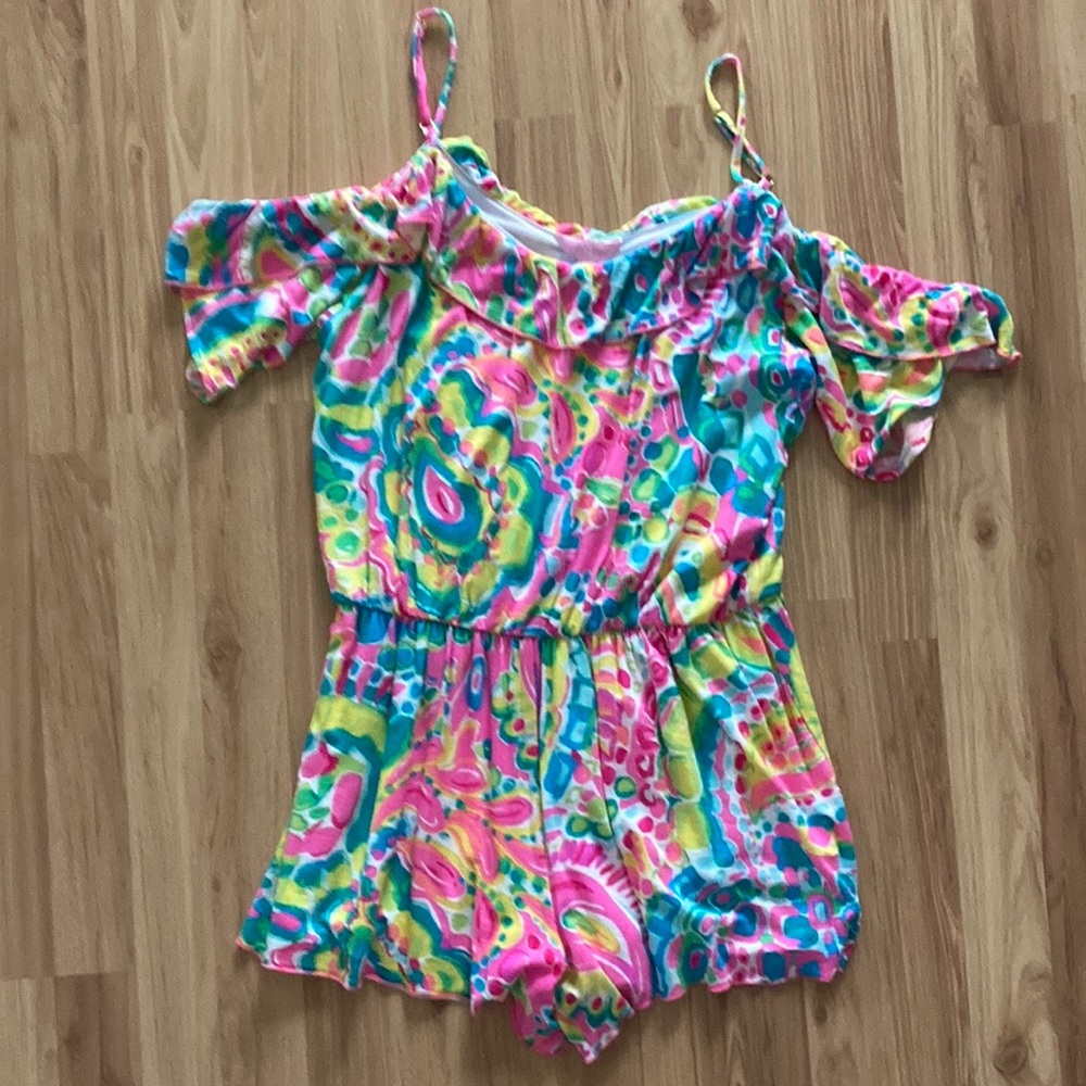Lilly Pulitzer Fenella Romper / Jumpsuit - Come out of your shell - Size Medium